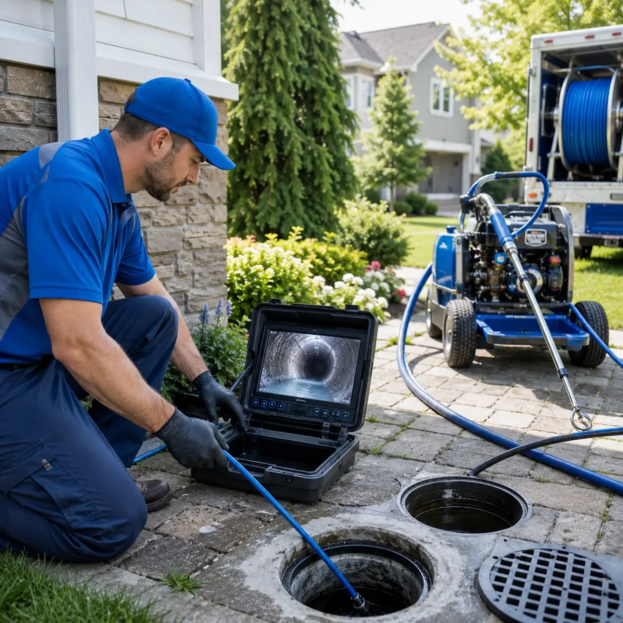 Outdoor drain cleaning professionals serving Walpole, ME